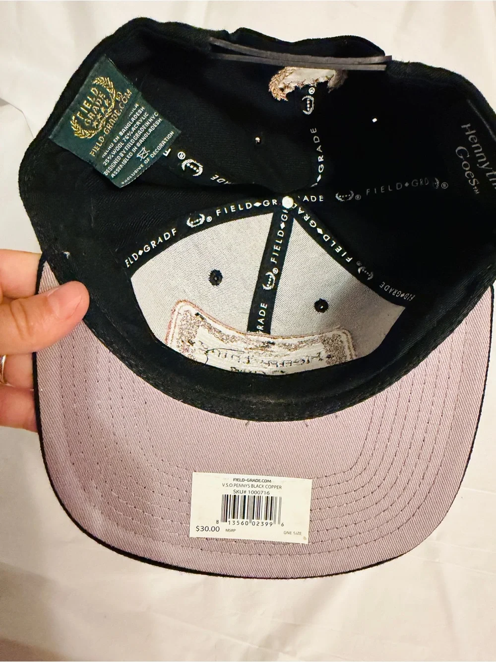 Black Snapback Hat